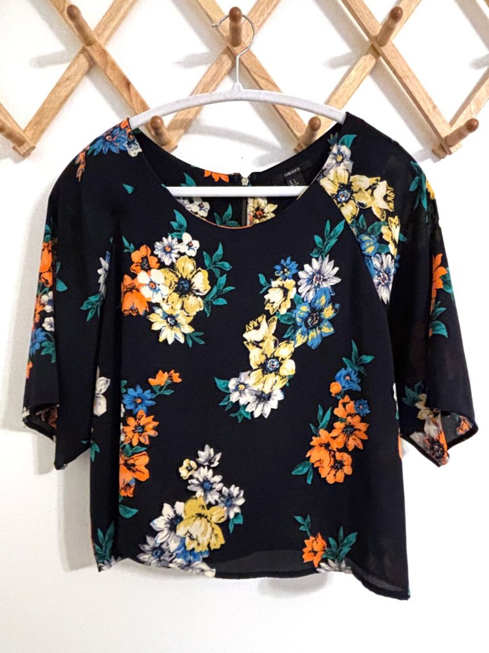 Floral Boxy Fit Top